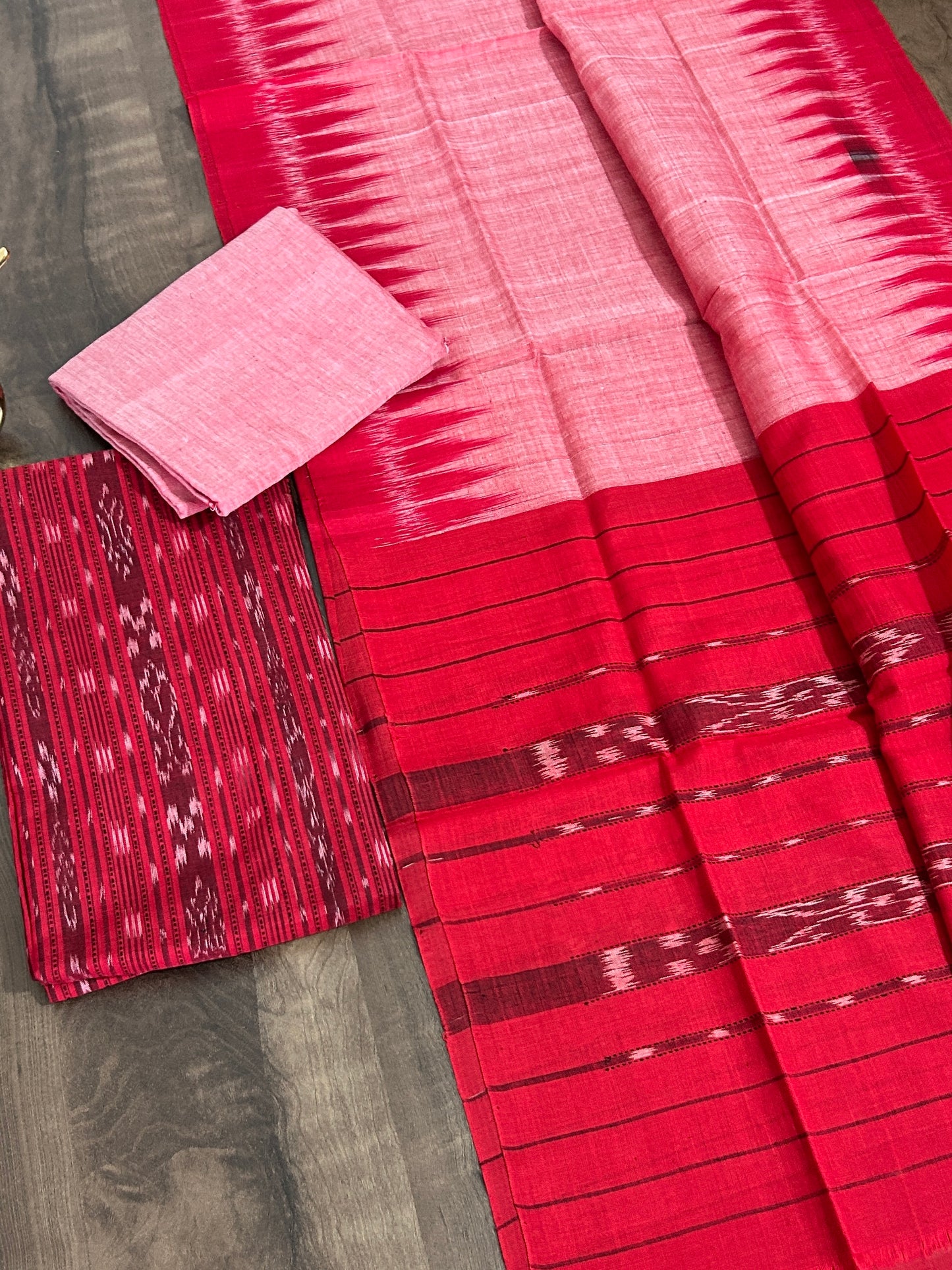 Sambalpuri Ikat Cotton Dress Material