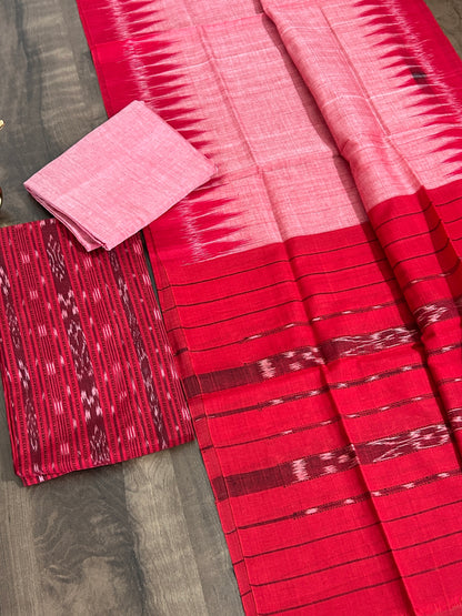 Sambalpuri Ikat Cotton Dress Material