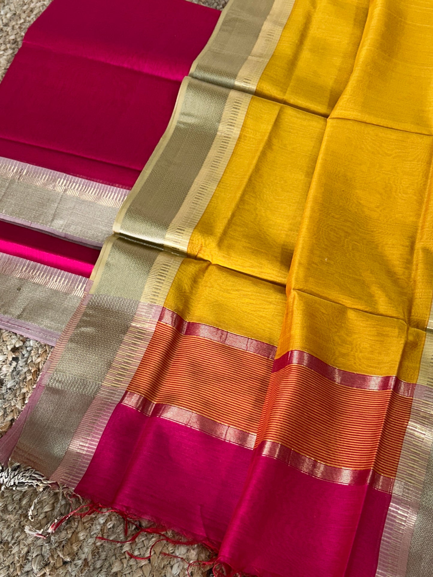Maheshwari Silk Cotton Dress Material