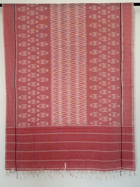 Ikat Mercerized Cotton Dupatta