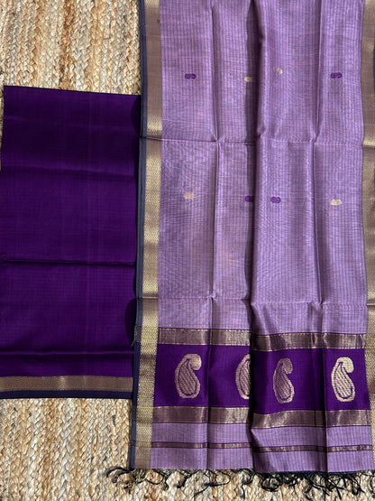 Maheshwari Silk Cotton 2 pc Dress Material