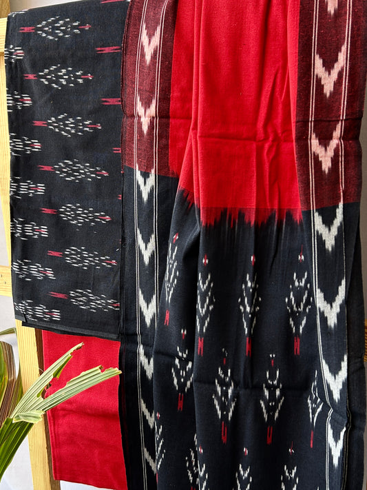 Ikat Cotton Dress Material