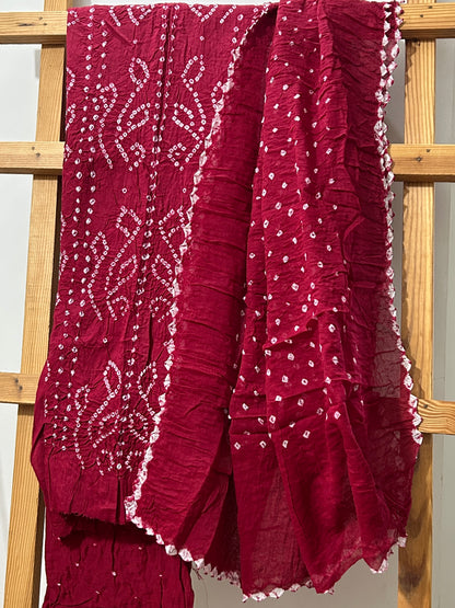 Bandhej Cotton Dress Material