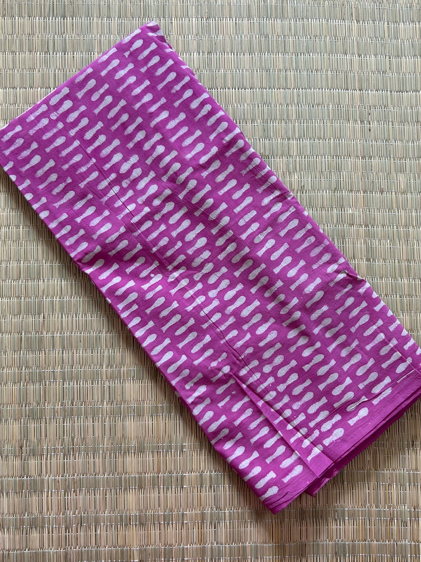 Bagru cotton fabric (2.6 meter) (fab-4)