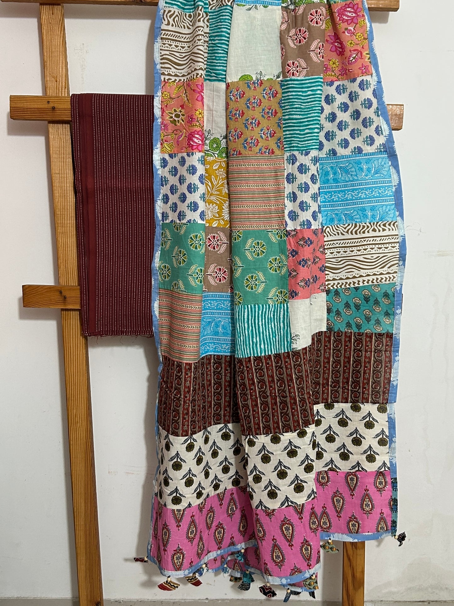 Ajrakh Cotton Dress Material
