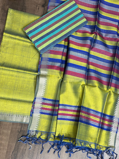 Mangalagiri Silk Cotton Dress Material