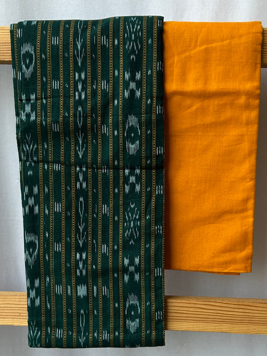 Sambalpuri ikat Cotton Top Bottom Set