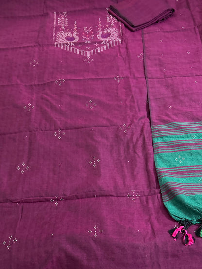 Tangaliya Cotton Dress Material