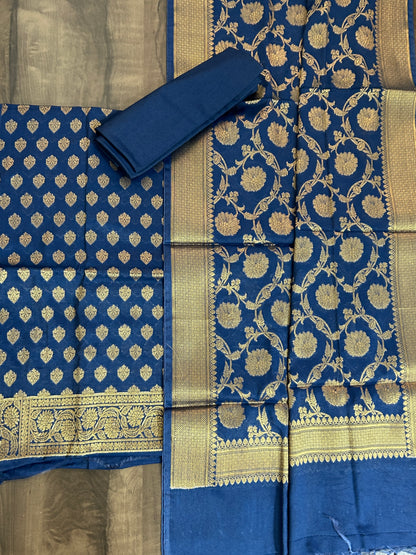 Banarasi Soft Cotton Dress Material