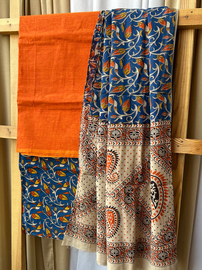 Kalamkari Cotton Dress Material