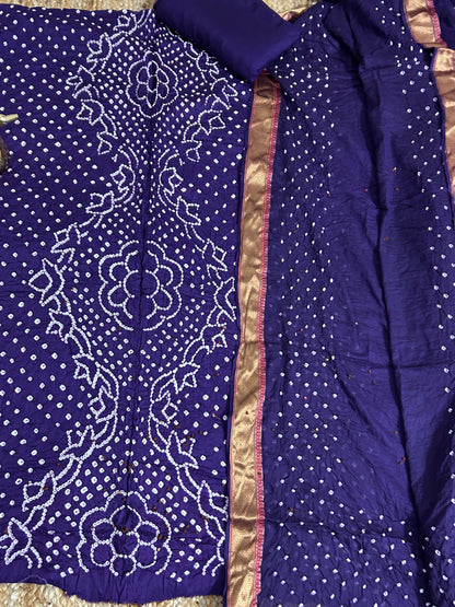 bandhej Dress Material