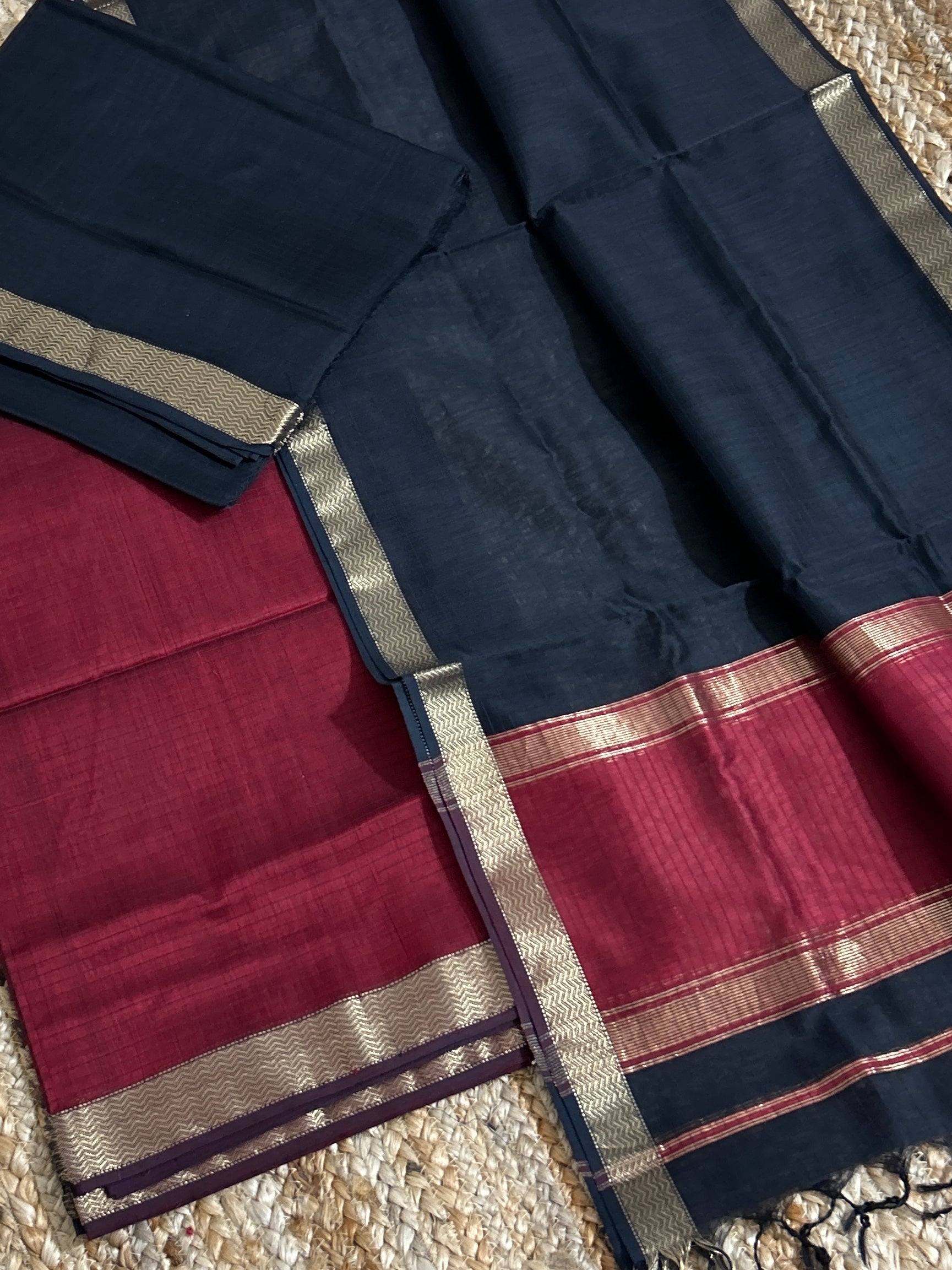 Maheshwari Silk Cotton Dress Material