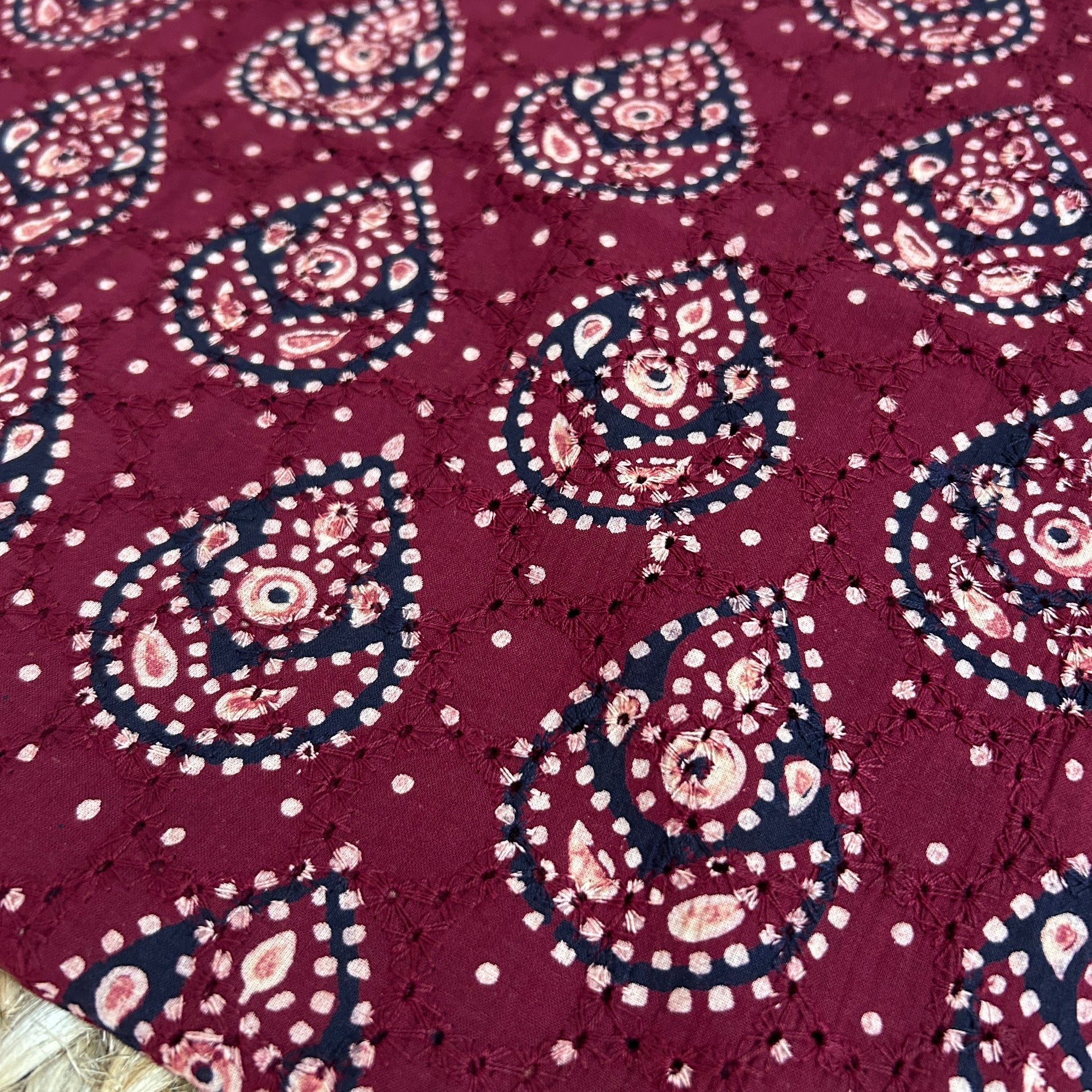 Ajrakh Cotton Hakoba Dress Material