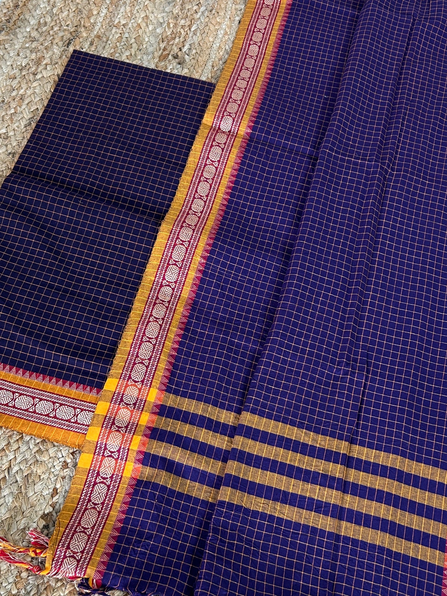 Chettinad Cotton Top Dupatta Set