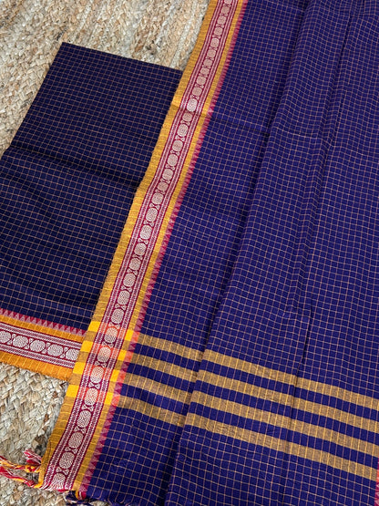 Chettinad Cotton Top Dupatta Set