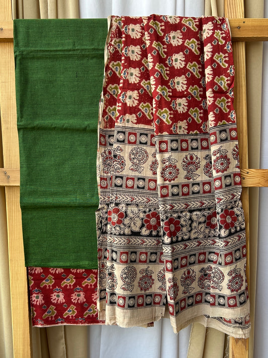 Kalamkari Cotton Dress Material