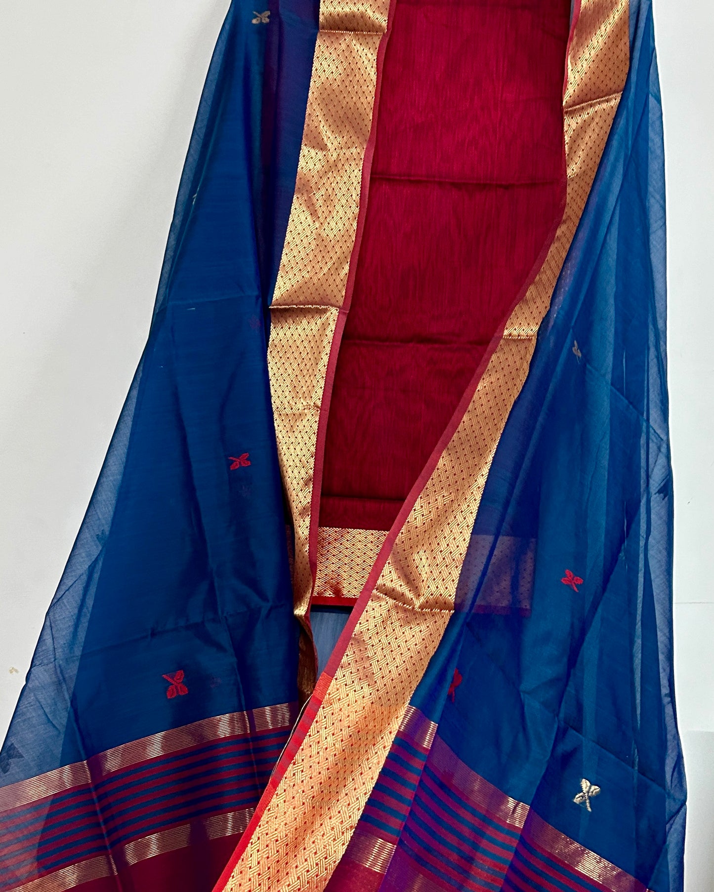 Maheshwari Silk Cotton Dress Material