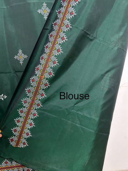 Kasuti Work Silk Saree with Blouse