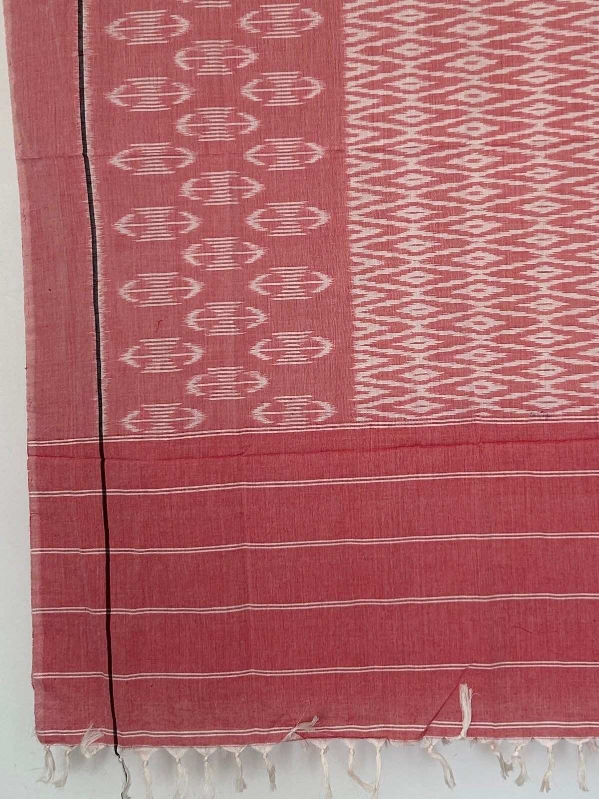 Ikat Mercerized Cotton Dupatta