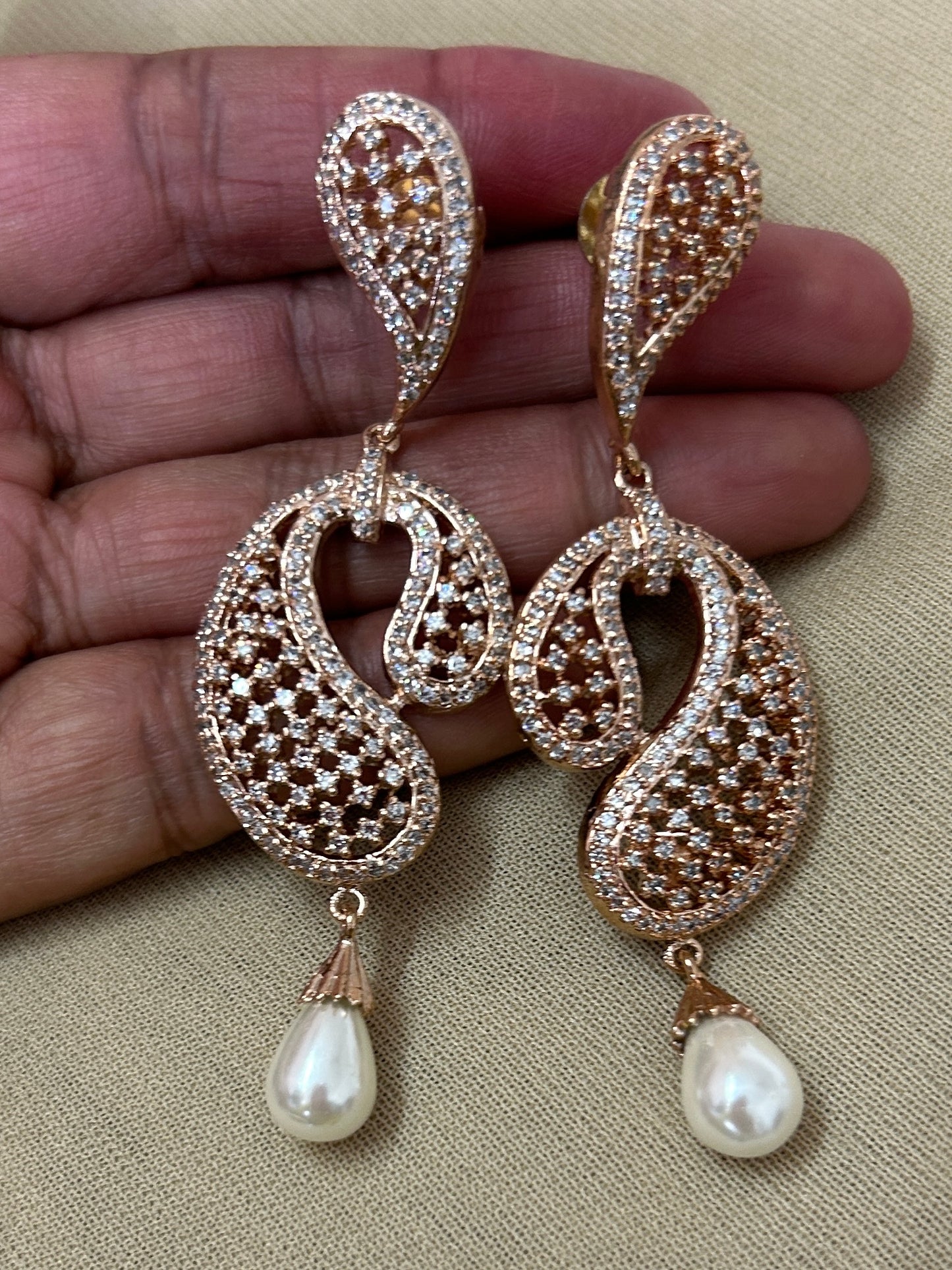 American Diamond Danglers #