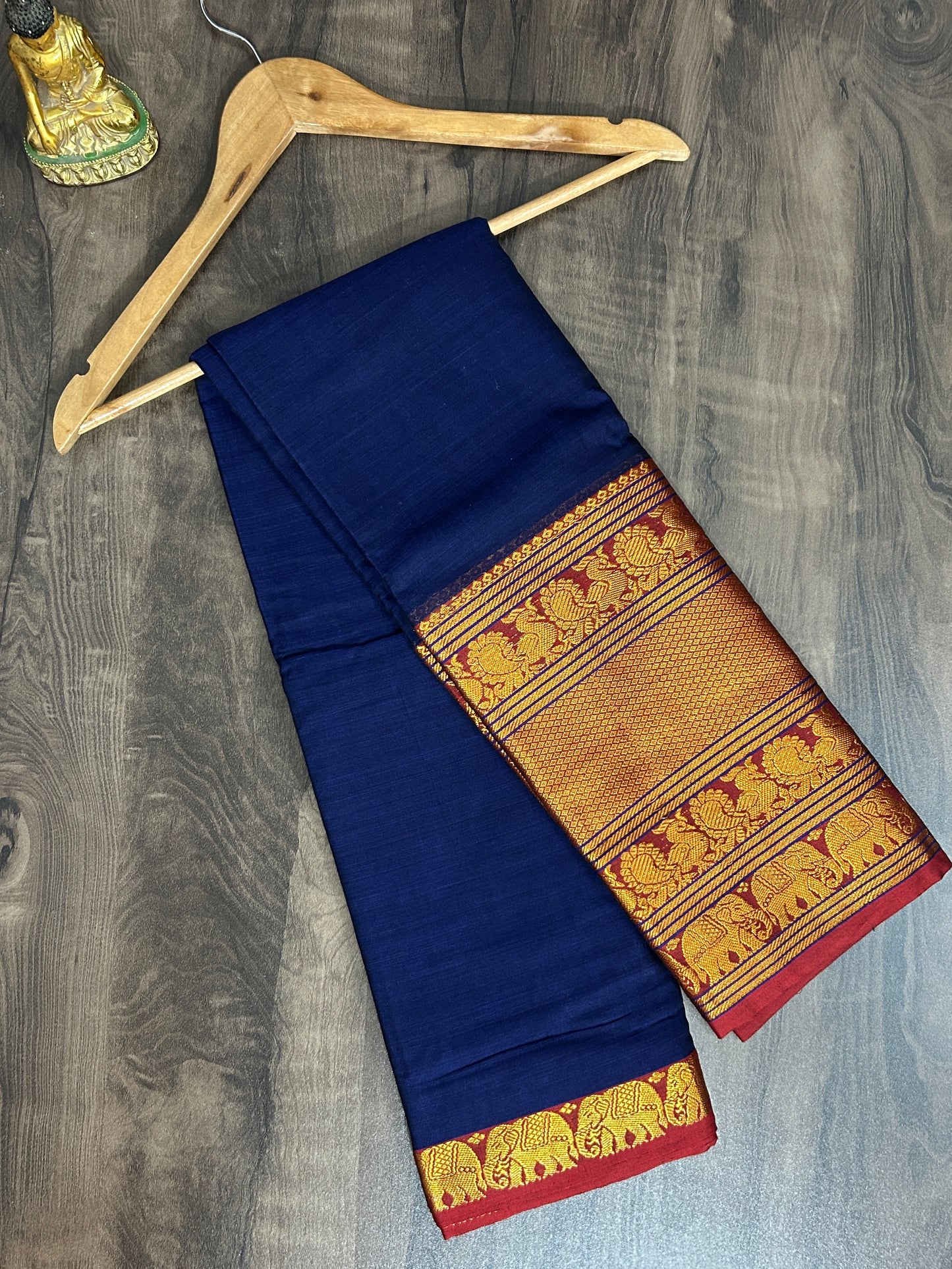 Narayanpeth Cotton Saree with Kaanchi Border