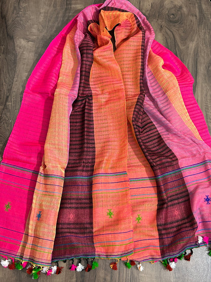 Bhujodi Embroidered Cotton Stole
