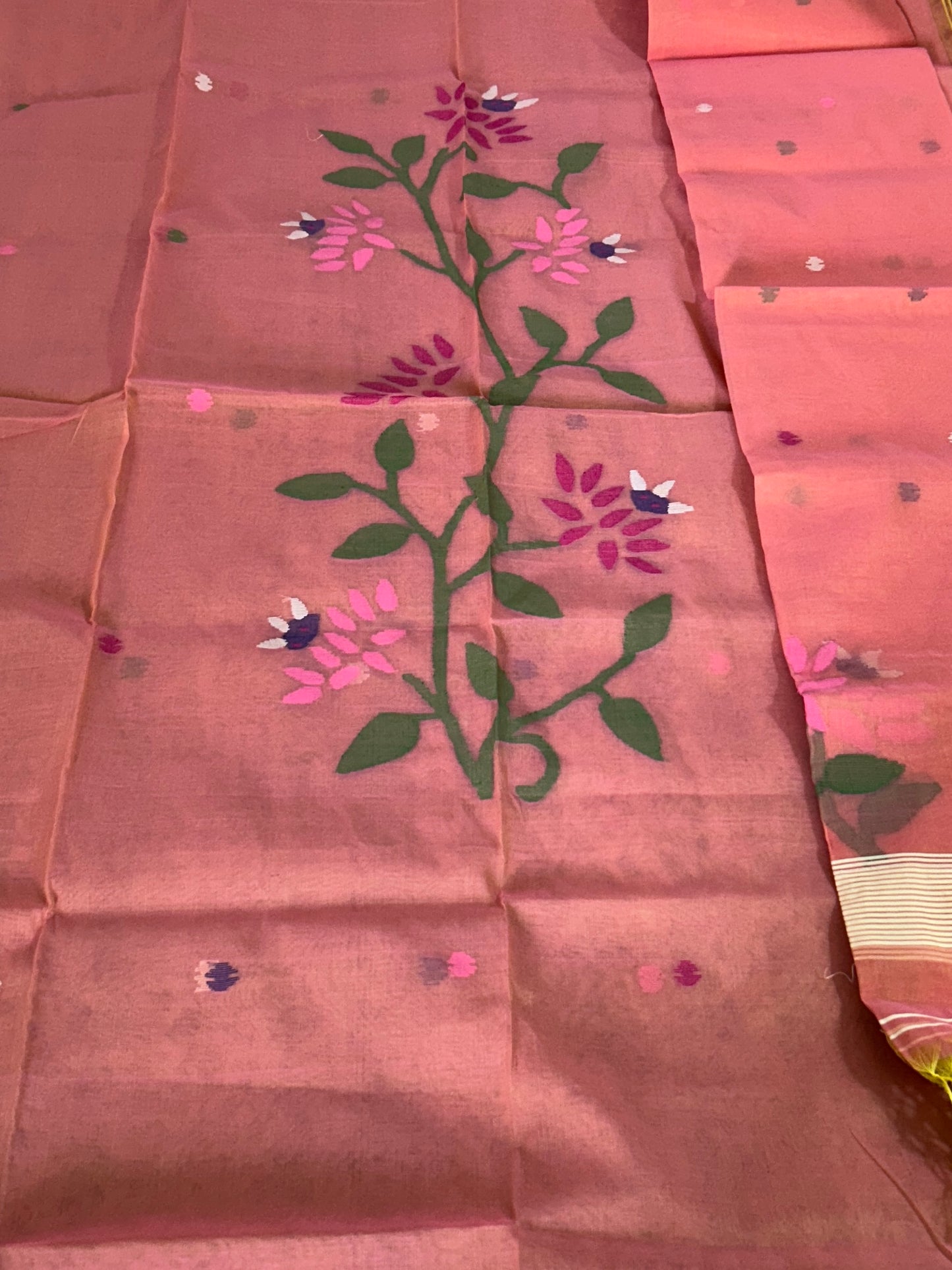 Maslin Jamdani 2 pc dress material