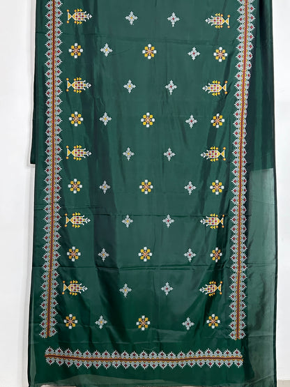 Kasuti Work Silk Saree with Blouse