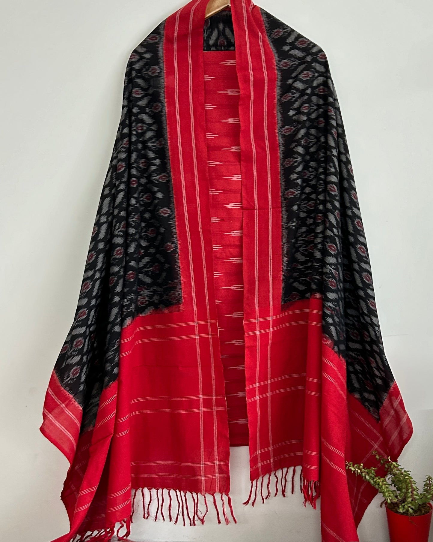 Double Ikat Cotton Dress Material