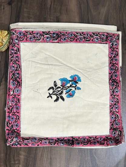 Hand Block Printed Diwan Set