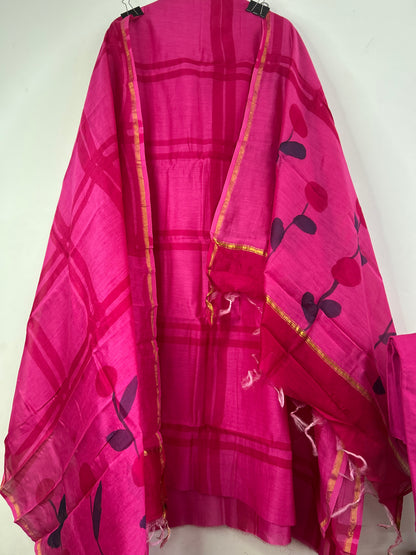 Maheshwari Silk Dress Material