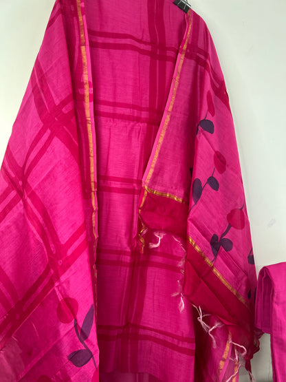 Maheshwari Silk Dress Material