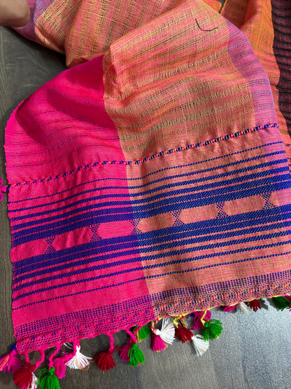 Bhujodi Embroidered Cotton Stole