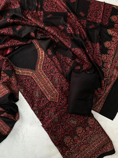Kani Weaving Woollen Dress Material