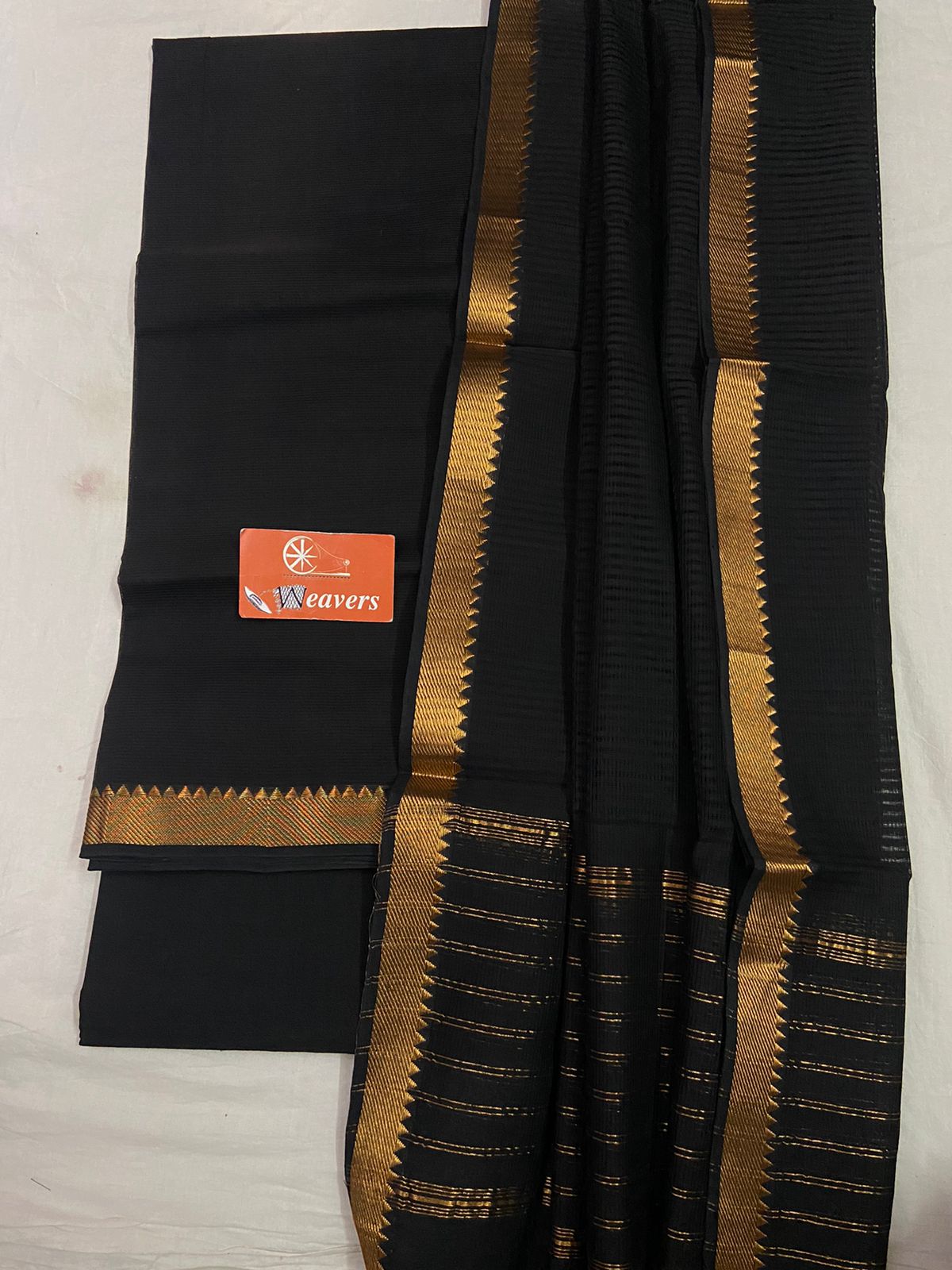 Mangalagiri Cotton Dress Material with nizaam Border