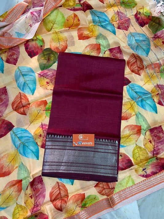 Mangalagiri Silk Cotton Dress Material