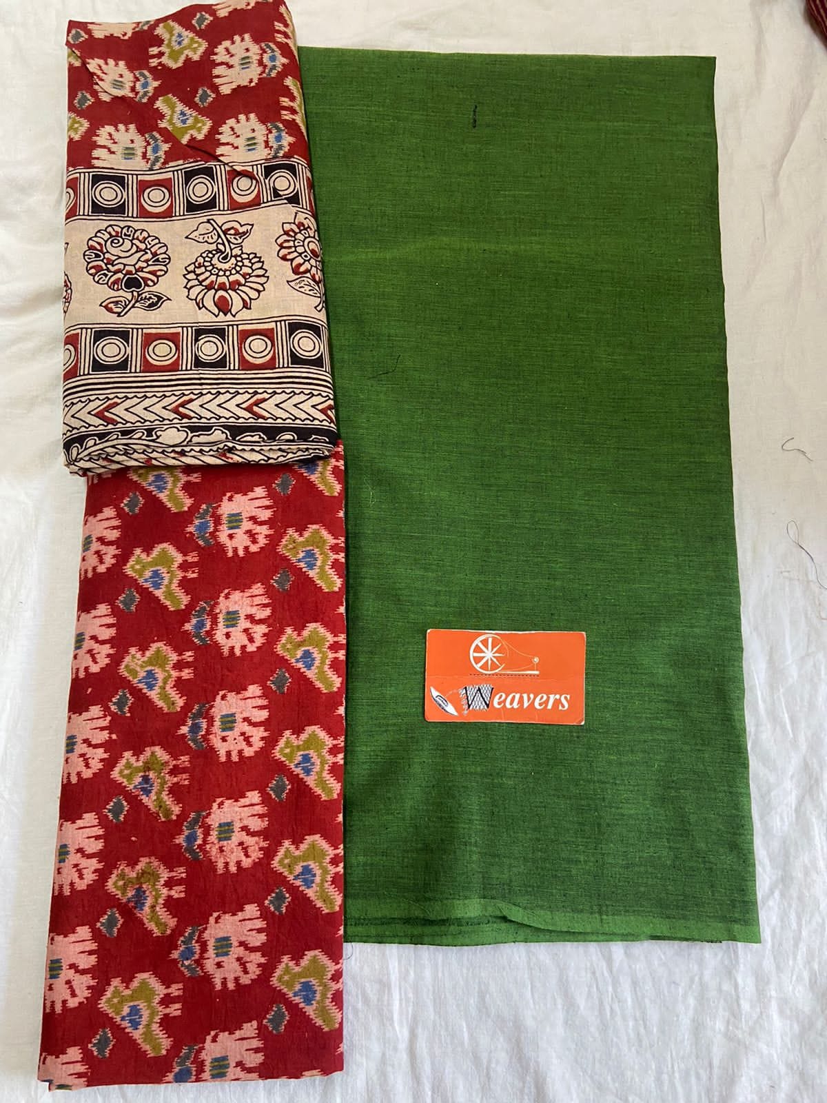 Kalamkari Cotton Dress Material