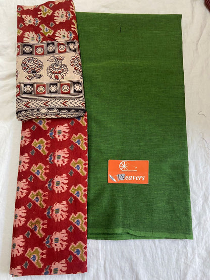 Kalamkari Cotton Dress Material