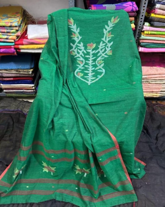Jamdani Cotton Dress Material