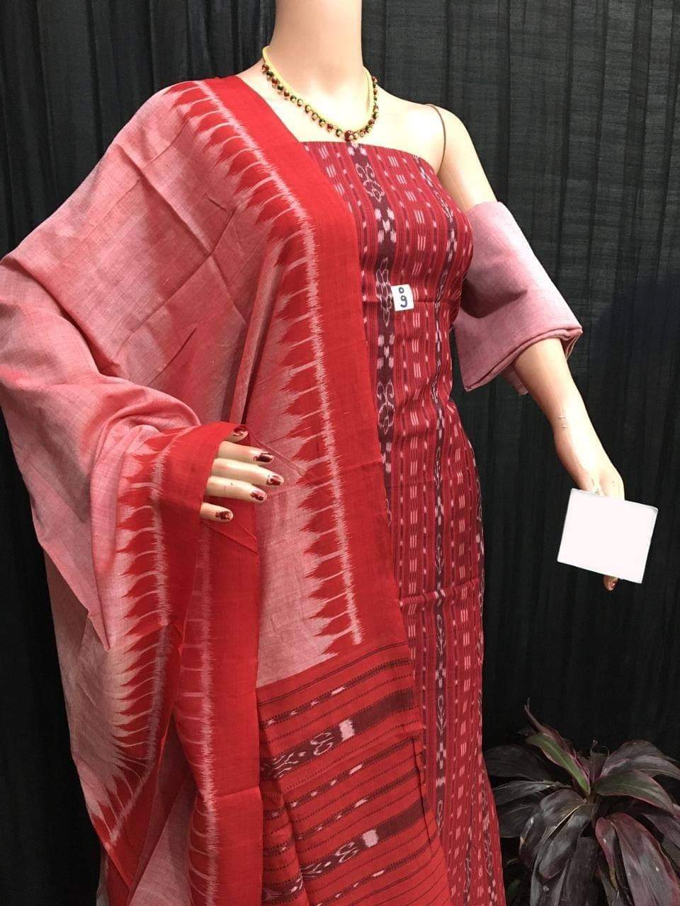 Sambalpuri ikat Cotton Dress Material