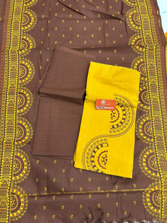 Mangalagiri Cotton Dress Material