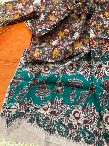 Kalamkari Cotton Dress Material