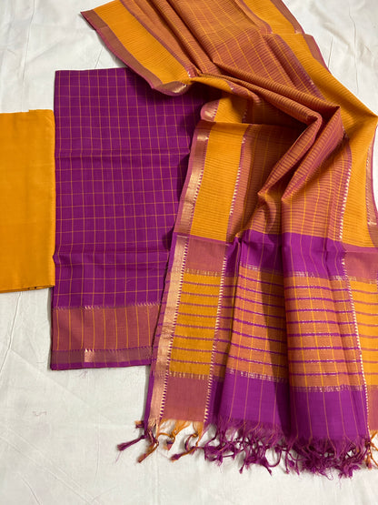 Mangalagiri Cotton Dress Material *