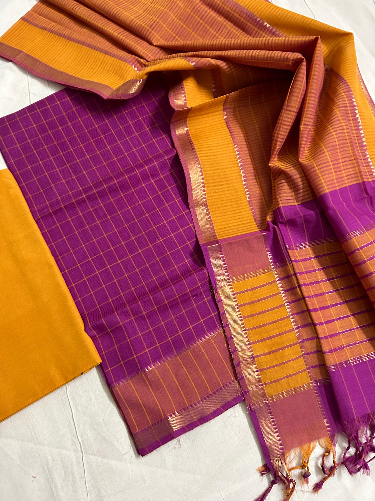 Mangalagiri Cotton Dress Material *