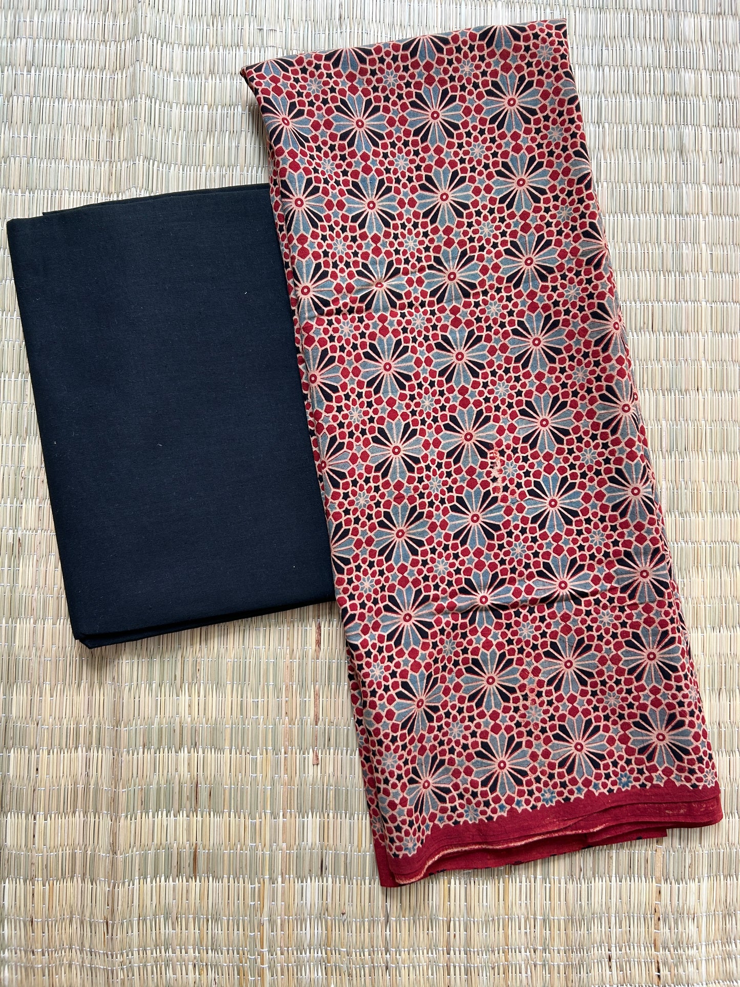 Ajrakh Cotton Top with Bottom TB-24