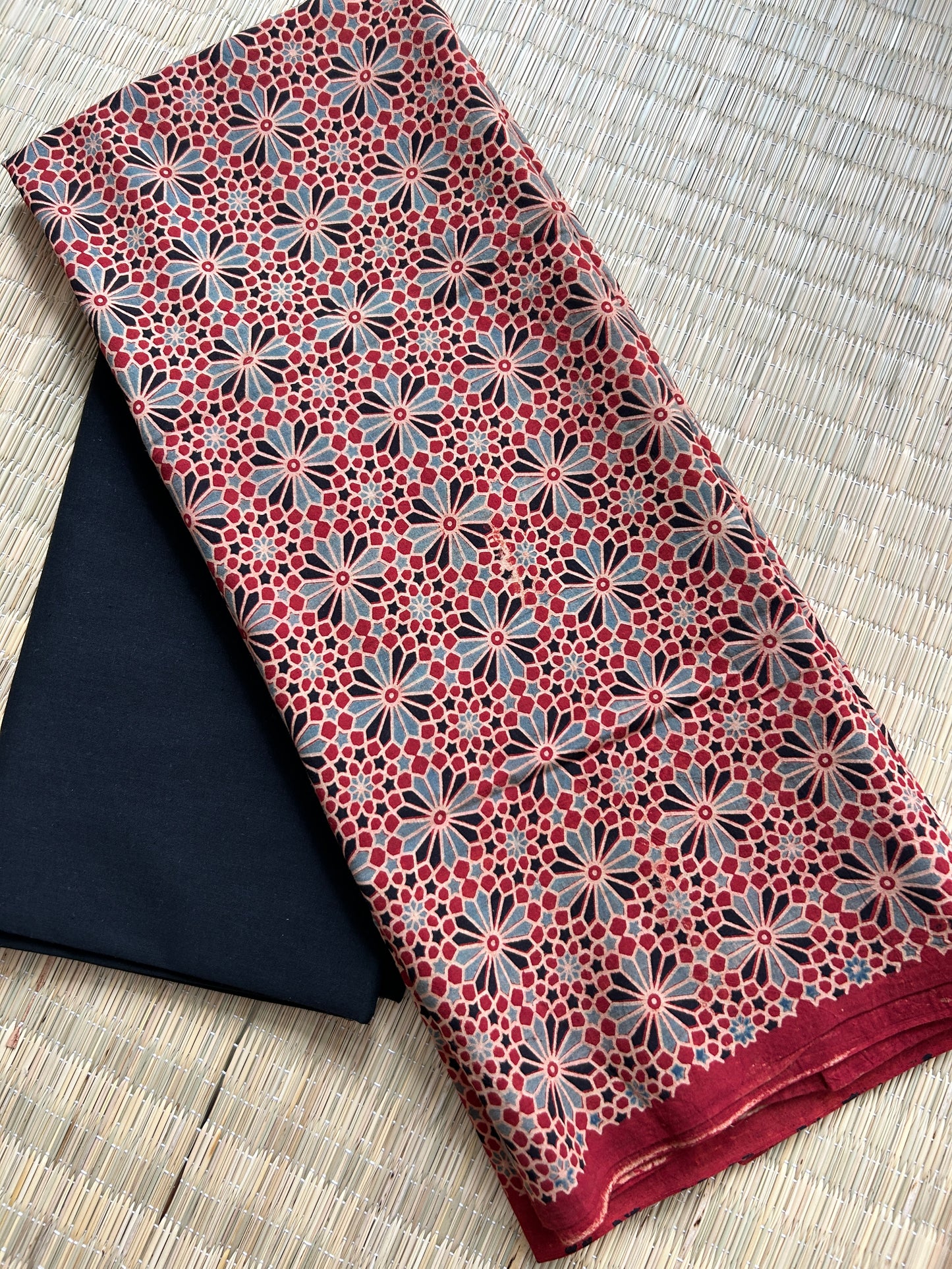 Ajrakh Cotton Top with Bottom TB-24