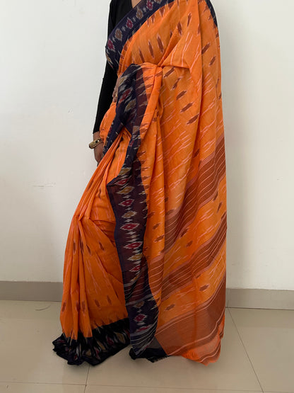 Ikat Cotton Saree