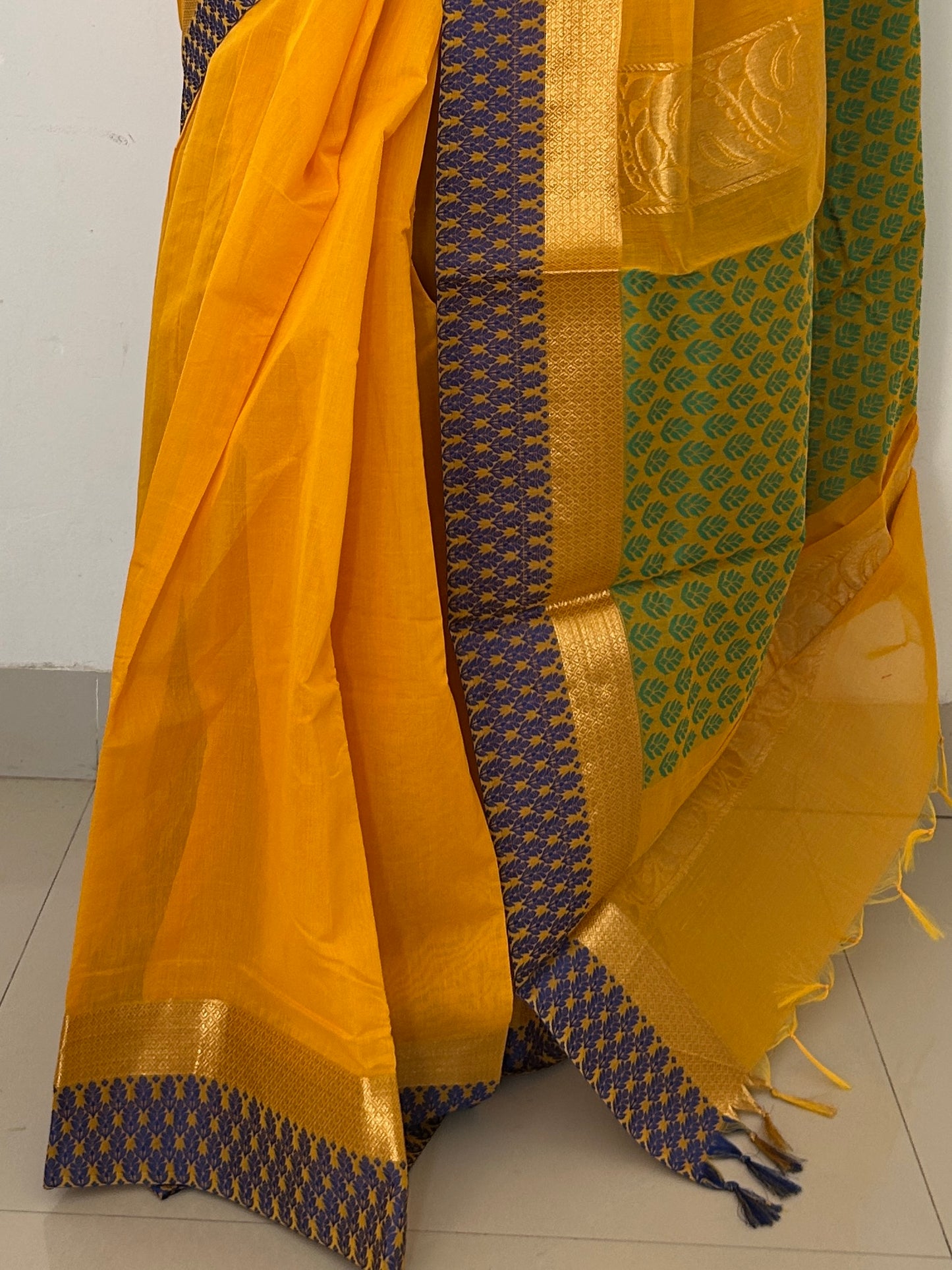 Kaanchipuram Cotton Silk Saree
