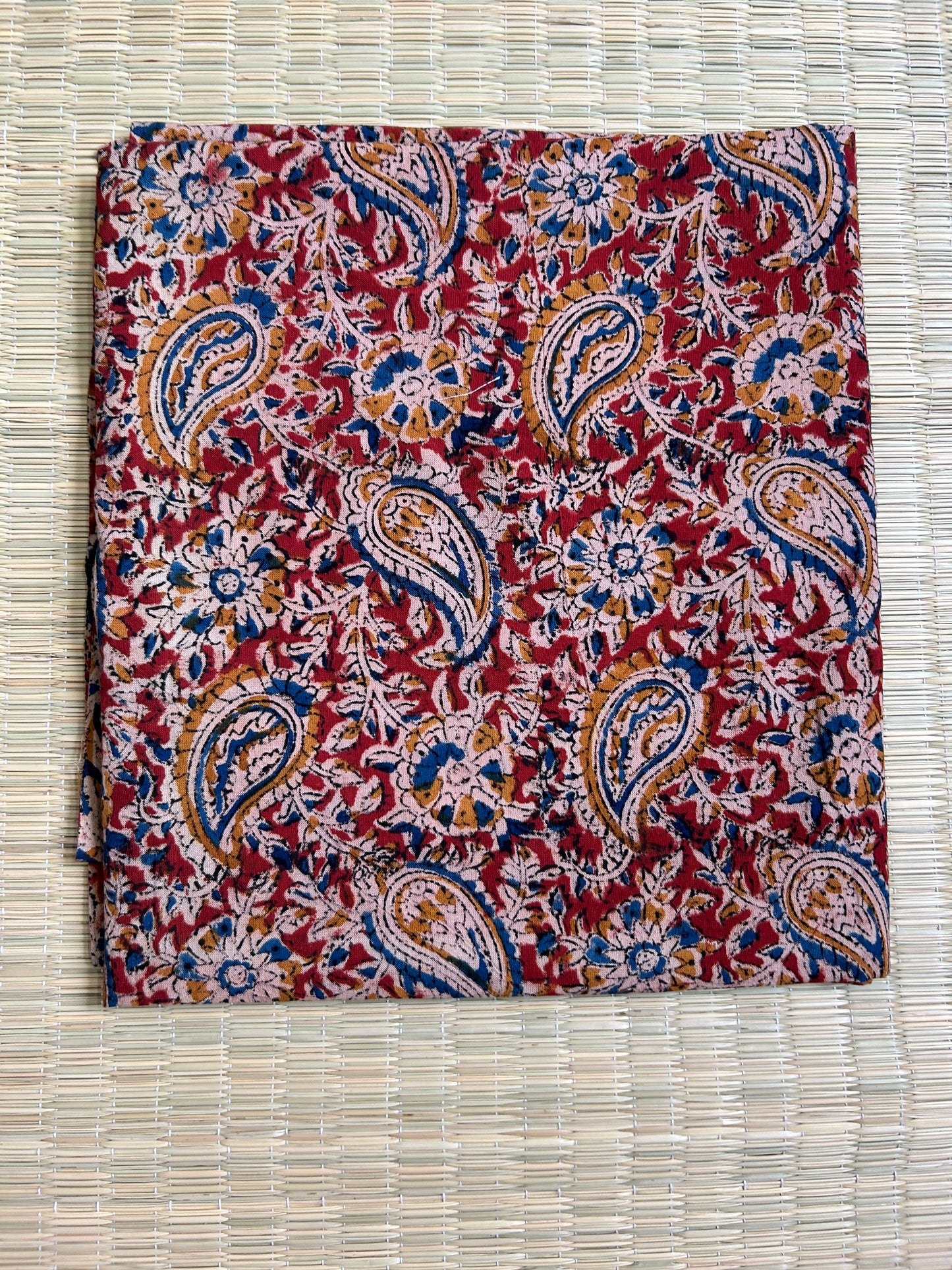 Kalamkari Cotton Fabric (2 meter)(fab -3)