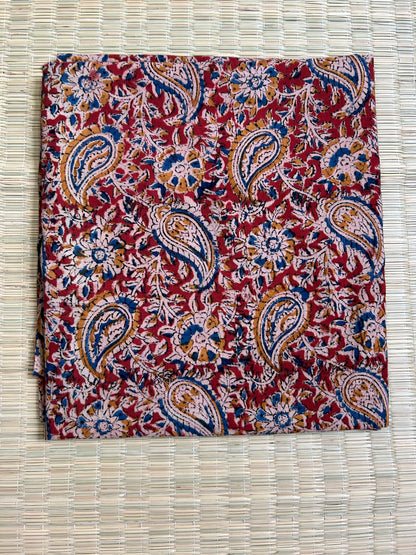 Kalamkari Cotton Fabric (2 meter)(fab -3)